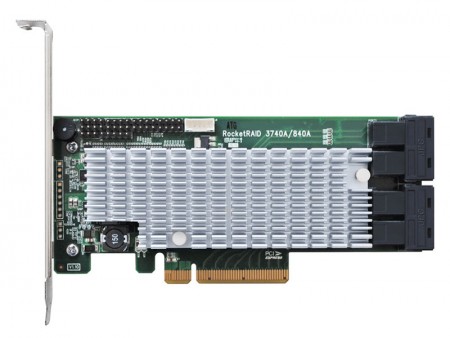 初のPCIe3.0×8対応でRAID 6サポート、HighPoint「RocketRAID 3740A/840A」