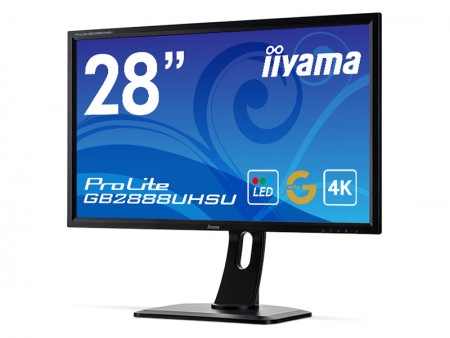 iiyama、4K解像度対応28型ワイド液晶「Pro Lite GB2888UHSU」発売