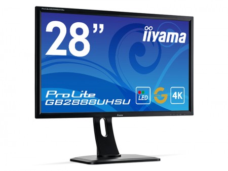 iiyama、4K解像度対応28型ワイド液晶「Pro Lite GB2888UHSU」発売