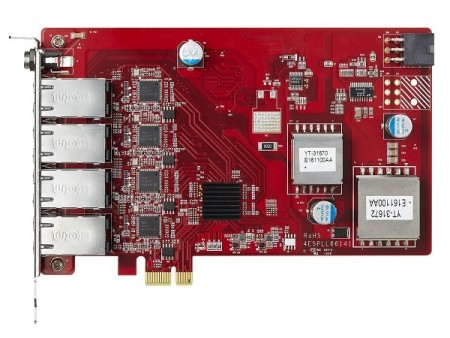 最大給電30WのPoE対応クアッドギガビットLANカード、Innodisk「ESPL-G4P1」