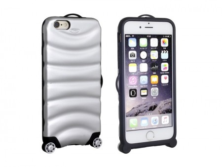 適度な厚みで持ちやすい、キャリーケース型iPhone 6シリーズ用ケースが上海問屋から