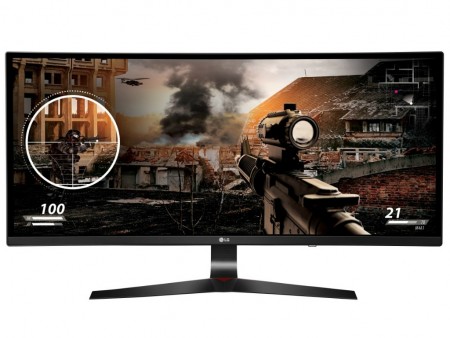 LG、アスペクト比21:9の38インチ曲面ウルトラワイド液晶「38UC99」など2種発表
