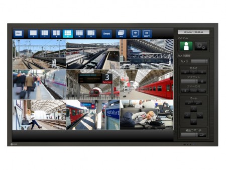 EIZO、16台のIPカメラを遠隔操作できる46型フルHD液晶「DuraVision FDF4627W-IP」