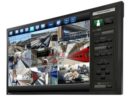EIZO、16台のIPカメラを遠隔操作できる46型フルHD液晶「DuraVision FDF4627W-IP」