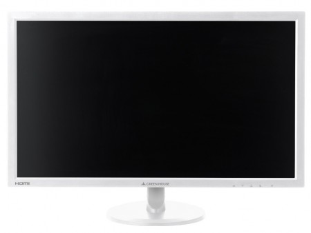 広視野角ADSパネル採用の21.5型フルHD液晶、グリーンハウス「GH-LCW22C-WH」