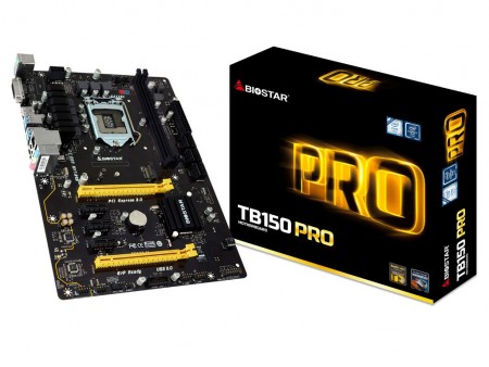 BIOSTAR、データマイニング向け高耐久LGA1151マザーボード「TB150 PRO」