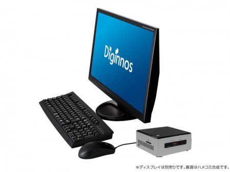 Skylake搭載のNUC採用小型PC、ドスパラ「Diginnos Mini」シリーズ計4機種