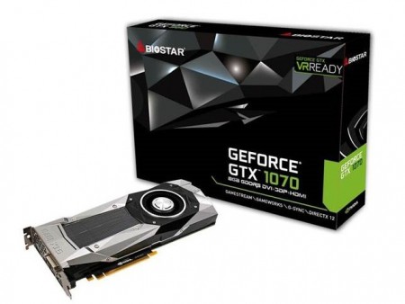 「Founder’s Edition」のGeForce GTX 1070、BIOSTAR「VN1075XV82」発売開始