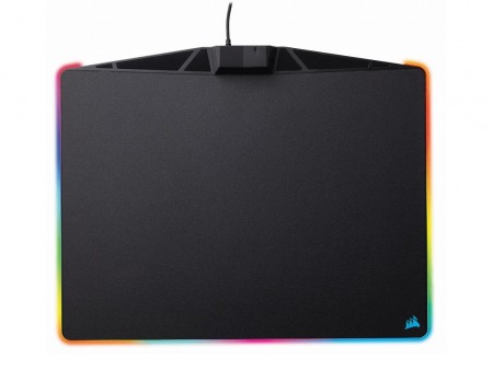 外周部が色鮮やかに光る、LEDイルミ対応ゲーミングマウスパッド、CORSAIR「MM800 RGB POLARIS」
