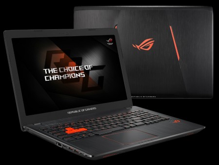 アンチゴーストキーボードを搭載する15.6型ゲーミングノートPC、ASUS「ROG Strix GL553VW」