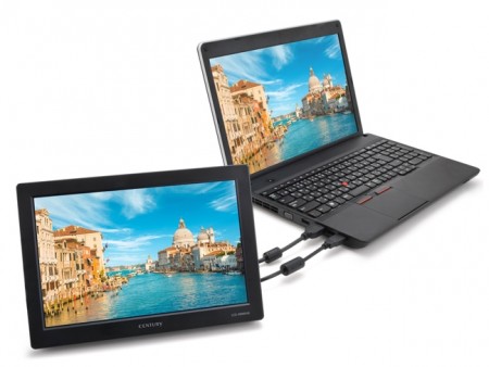 3系統入力のIPS採用10.1インチモバイル液晶、センチュリー「LCD-10000VH5」