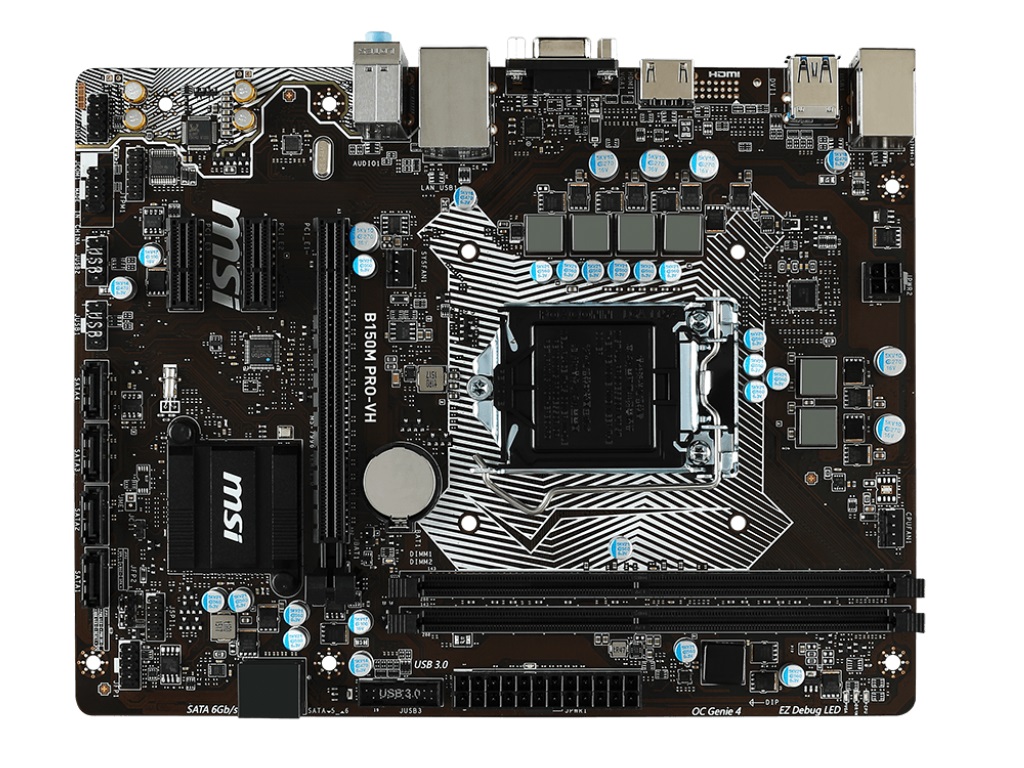 税抜約7,000円のエントリーMicroATXマザーボード、MSI「B150M PRO-VH