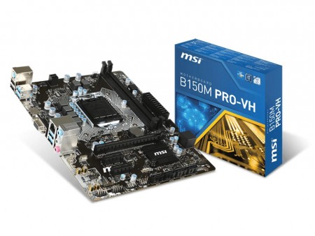 税抜約7,000円のエントリーMicroATXマザーボード、MSI「B150M PRO-VH」発売