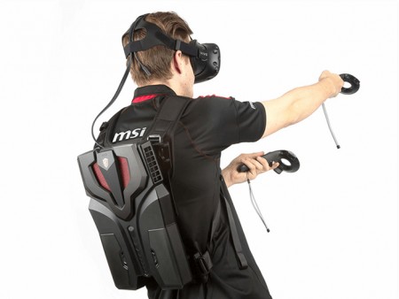 MSI、90分間のVR体験ができる量産型バックパックPC「VR One」TGS2016で世界初公開