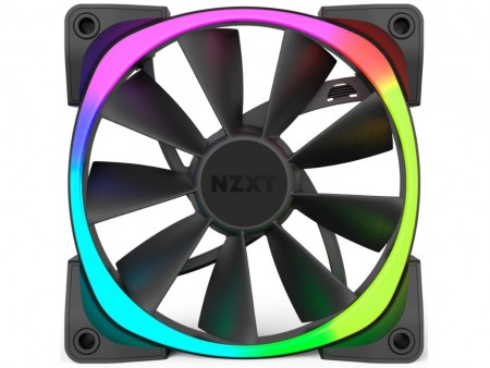 NZXT、最大5台のイルミネーションをデジタル同期できるRGB LEDファン「Aer RGB」シリーズ