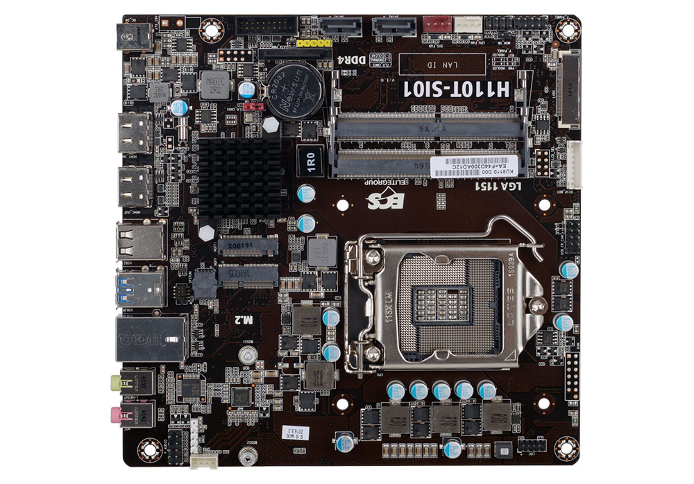 ECS製　MicroATXマザーボード　H110D-SI01　LGA1151