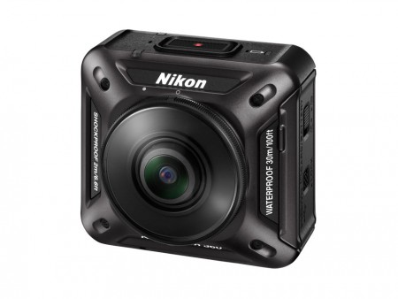 ニコン、360°全方位撮影に対応する4Kアクションカメラ「KeyMission 360」など3種