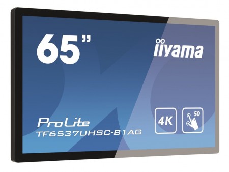 iiyama、50点マルチタッチ対応の65インチ4Kディスプレイ「ProLite TF6537UHSC-B1AG」を欧州で発売