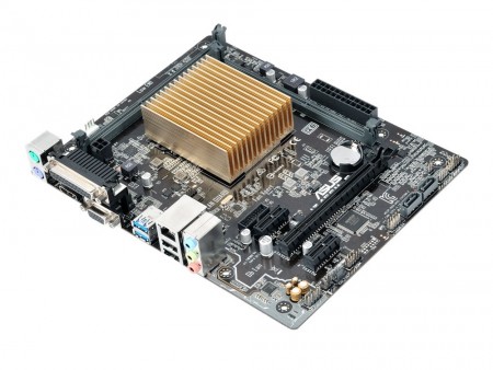 ASUS、Apollo Lake搭載のファンレスMicroATXマザーボード「J3455M-E」