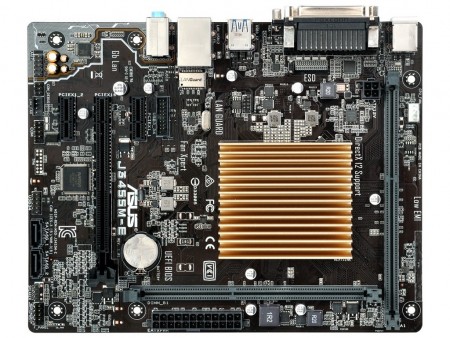 ASUS、Apollo Lake搭載のファンレスMicroATXマザーボード「J3455M-E」