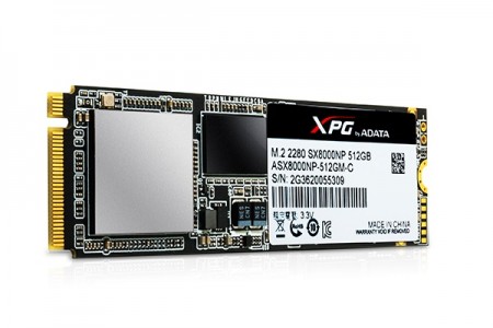 3D MLC NAND採用のNVMe SSD、ADATA「XPG SC8000」シリーズ10月下旬発売