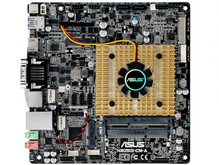 ACアダプタ駆動のBraswell搭載Mini-ITXマザー、ASUS「N3050I-CM-A」
