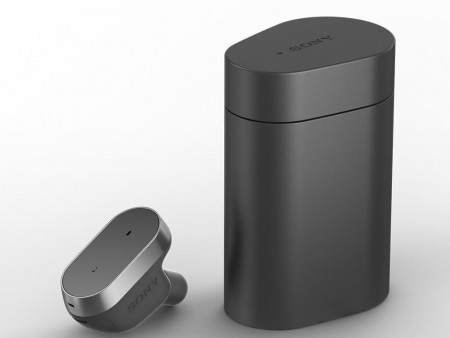 ソニーモバイル、音声・ジェスチャー操作に対応するBluetoothヘッドセット「Xperia Ear」