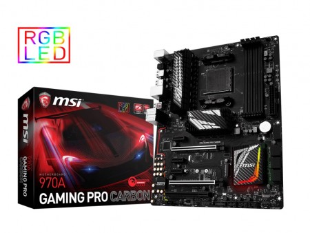 MSI、USB3.1＆M.2標準のAM3+ゲーミングマザーボード「970A GAMING PRO CARBON」