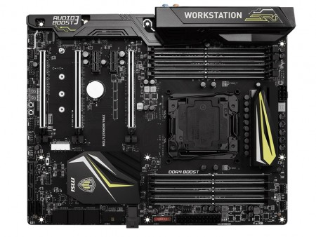 NVIDIA Quadro認証取得のLGA2011v3マザー、MSI「X99A WORKSTATION」