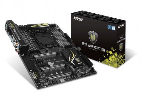 NVIDIA Quadro認証取得のLGA2011v3マザー、MSI「X99A WORKSTATION」