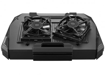 135mmデュアルファン搭載のハイエンドノートPCクーラー、Cooler Master「SF-19 V2 USB3.0」