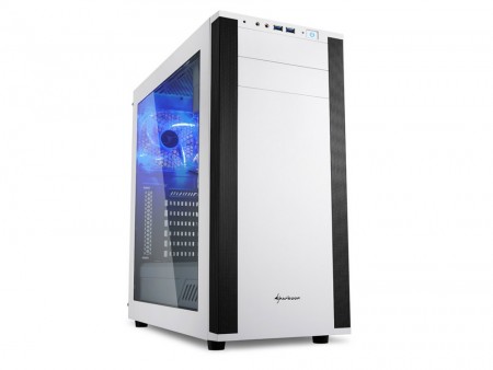業界初、7.1ch USBオーディオ標準のミドルタワーケース「M25-W」がSharkoonから