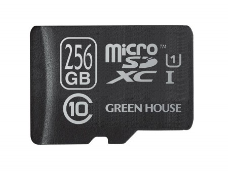 microSDの最大容量256GBモデルがグリーンハウスから。「GH-SDMRXCUB256G」が来月上旬発売