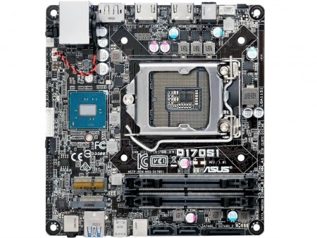 Intel Q170チップを採用するMini-STXマザーボード、ASUS「Q170S1」