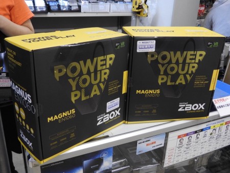 GTX 1070/1060標準のパワフルコンパクトベア、ZOTAC「ZBOX MAGNUS EN  