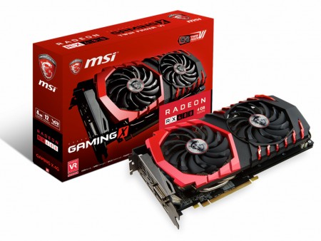 MSI、ビデオメモリ4GBの廉価モデル「Radeon RX 480 GAMING X 4G」など2種