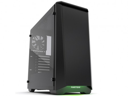 フラットフェイスデザインのPhanteks製ミドルタワー「Eclipse P400」に強化ガラスモデル登場