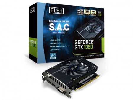 ELSA、145mmショートサイズのS.A.Cファン搭載GTX 1050 Ti / 1050は11月発売