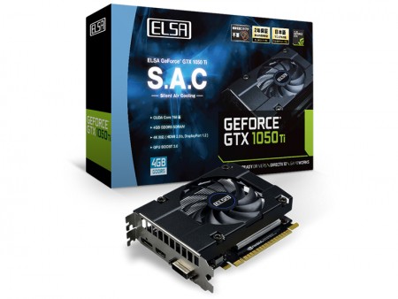 ELSA、145mmショートサイズのS.A.Cファン搭載GTX 1050 Ti / 1050は11月発売