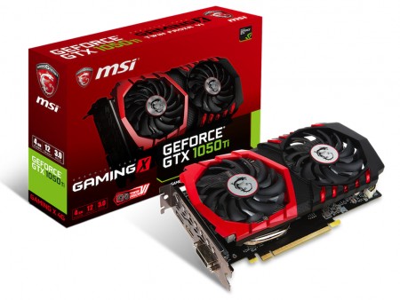 MSI、TWIN FROZR VI搭載「GeForce GTX 1050 Ti GAMING X 4G」など計2モデル