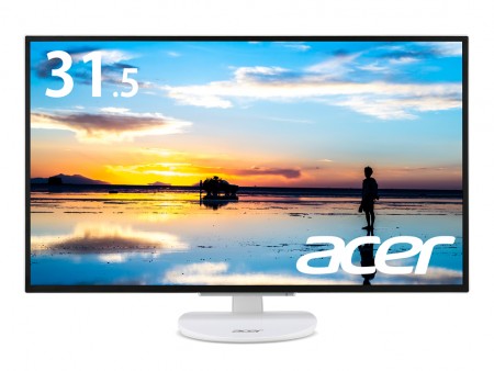 エイサー、31.5型ワイドの大画面にフルHDを表示する液晶ディスプレイ「ER320HQwmidx」