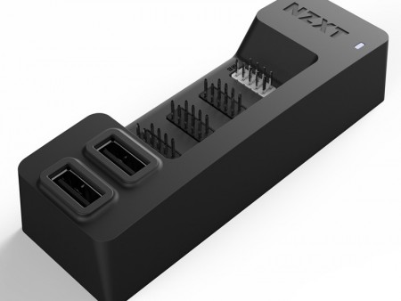 PCケース内部に設置したアクセサリに給電できる、NZXT「Internal USB HUB」