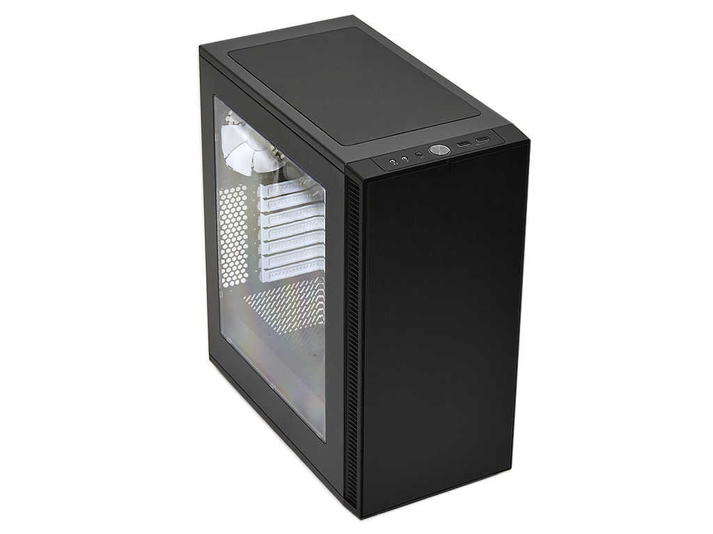 お得セット Fractal Design Define Mini C Black Tempered Glass ミニタワー型PCケース CS6890  FD-CA-