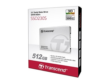 最大転送560MB/sec、最新3D NAND TLC採用のSATA3.0 SSD「SSD230」がTranscendから