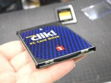 【通電確認済】iomega clik! 40MB クリック！プラスパッケージ 懐かしのPCパーツ図鑑】Vol.033 40MBの外付けドライブIomega「Clik! PC