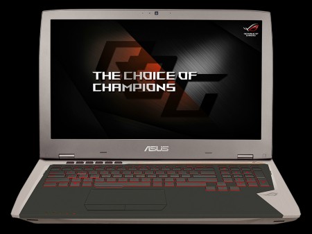 ASUS R.O.G.、GeForce GTX 1080搭載のゲーミングノートPC「ROG G701VI」