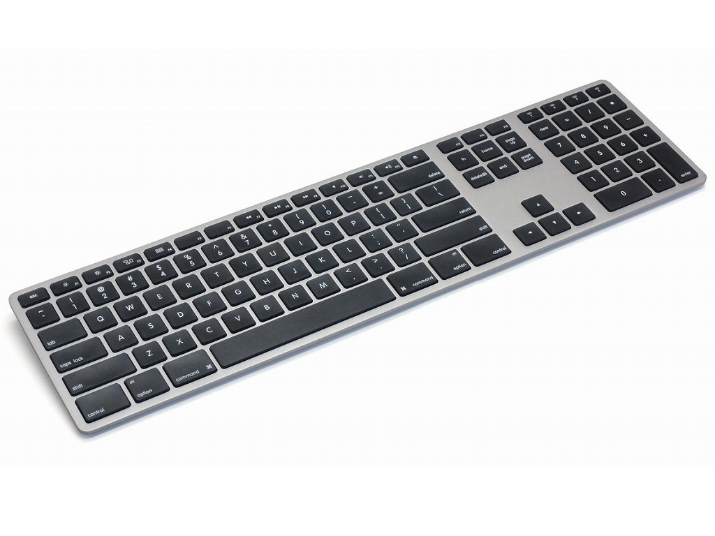 アルミ天板のMac向けBluetoothキーボード「Matias Wireless Aluminum Keyboard」に英語配列モデル登場