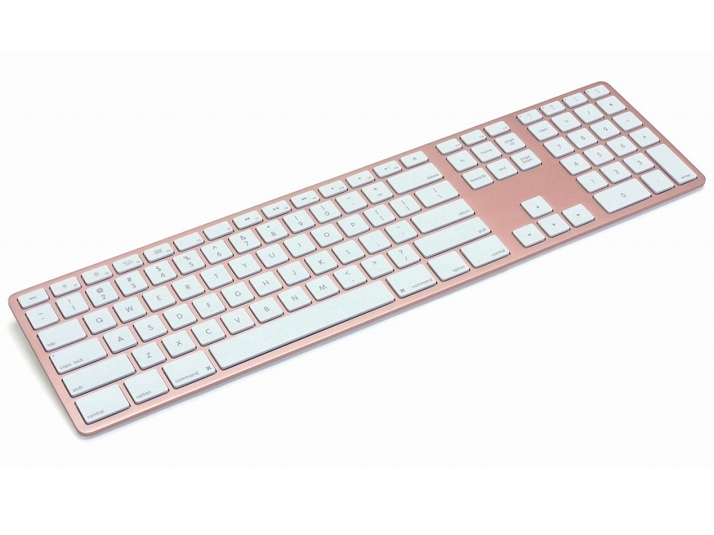 新品・未開封 matias アルミキーボード ローズゴールド日本語JIS配列 アルミ天板のMac向けBluetoothキーボード「Matias Wireless Aluminum