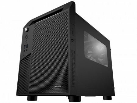 キャリーハンドル付きのMicroATX対応Cube型ケース、REEVEN「Koios」