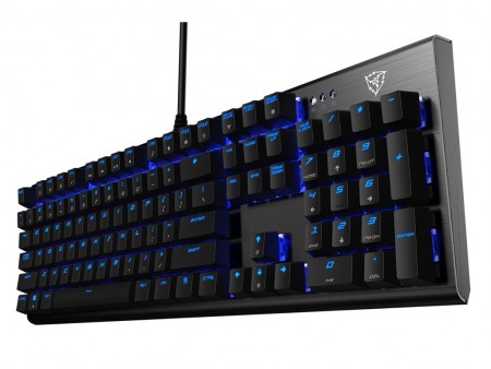 リンクス、アルミフレーム採用ゲーミングキーボードAerocool「TK50-JP-BROWN」取り扱い開始
